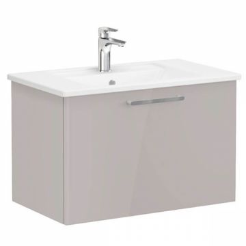 Unitate de baza lavoar baie, cu un sertar 80cm, inalt gloss sahara beige, cu angular lavoar   chiuveta baie   66428