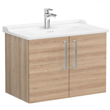 Unitate de baza lavoar baie, cu usi 80cm, natural oak, cu classical lavoar   chiuveta baie   68163