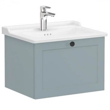 Unitate de baza lavoar baie, cu un sertar 60cm mat fijord green, cu classical lavoar   chiuveta baie   68788