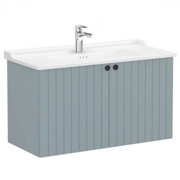 Unitate de baza lavoar baie, cu usi 100cm, mat fijord green, cu classical lavoar   chiuveta baie   69320