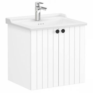 Unitate de baza lavoar baie, cu usi 60cm alb mat, cu classical lavoar   chiuveta baie   69275