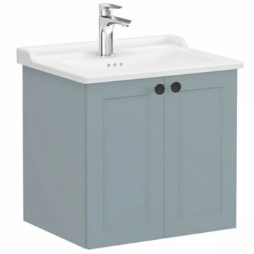 Unitate de baza lavoar baie, cu usi 60cm mat fijord green, cu classical lavoar   chiuveta baie   68704