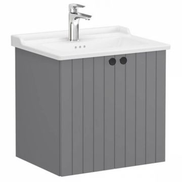 Unitate de baza lavoar baie, cu usi 60cm mat grey, cu classical lavoar   chiuveta baie   69277