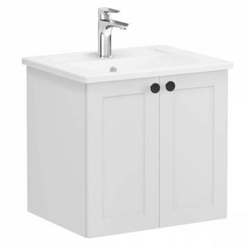 Unitate de baza lavoar baie, cu usi 60cm mat gri deschis, cu angular lavoar   chiuveta baie   68688