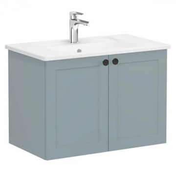 Unitate de baza lavoar baie, cu usi 80cm, mat fijord green, cu angular lavoar   chiuveta baie   68711