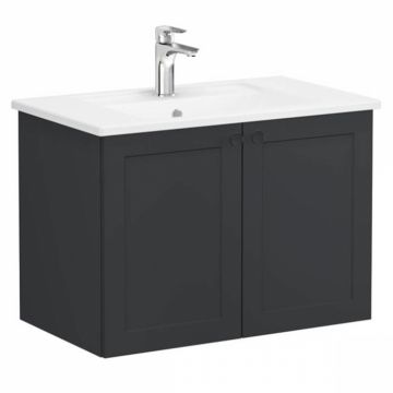 Unitate de baza lavoar baie, cu usi 80cm, mat graphite, cu angular lavoar   chiuveta baie   68712