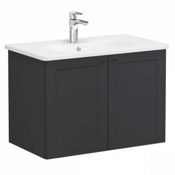 Unitate de baza lavoar baie, cu usi 80cm, mat graphite, cu rounded lavoar   chiuveta baie   68719