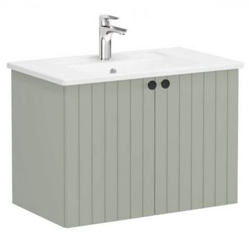 Unitate de baza lavoar baie, cu usi 80cm, mat retro green, cu angular lavoar   chiuveta baie   69288