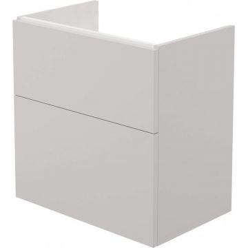 Dulap baie suspendat 60x60x38.5cm pentru lavoar, casmir mat, MDF, Deante Prizma