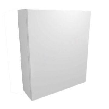 Dulapior suspendat cu 1 usa, KolpaSan, Naomi, 59 cm, alb