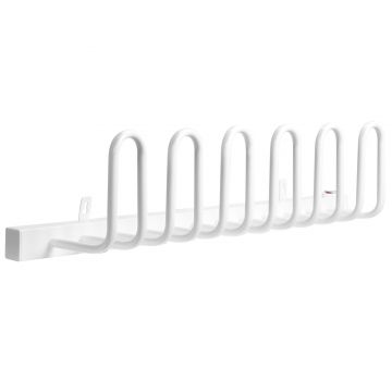 HOMCOM Uscător de încălțăminte, electric, temperatură până la 55° C, montare pe perete, oțel, alb, 76 x 13 x 17cm | Aosom Romania