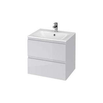 Masca chiuveta baie Cersanit set B274 Moduo  60 cm  gri (baza+lavoar) DSM-S801-313