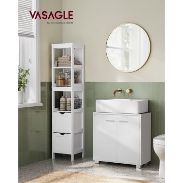 Masca lavoar V1 Vasagle Alb 60x30x60 cm