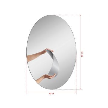 Oglinda cu Iluminare Led, Hanah Home, Belrosa, Roz