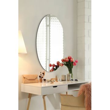 Oglinda decorativa, Hanah Home, Belrosa, Argintiu