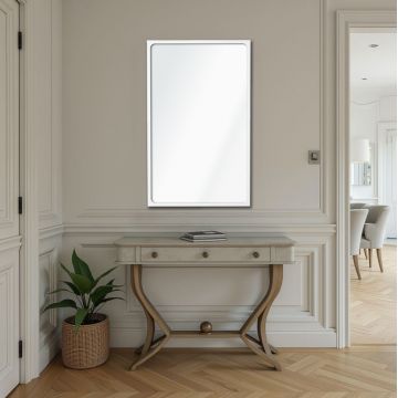 Oglinda decorativa, Hanah Home, Dune 30 x 50, 30x50 cm, Alb