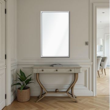 Oglinda decorativa, Hanah Home, Dune 30 x 50, 30x50 cm, Argintiu