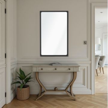 Oglinda decorativa, Hanah Home, Dune 30 x 50, 30x50 cm, Negru