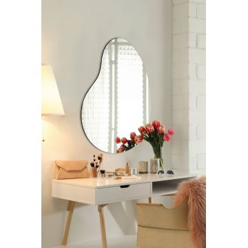 Oglinda decorativa, Hanah Home, Glenia, Argintiu