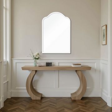 Oglinda decorativa, Hanah Home, King 30 x 45, 30x45 cm, Alb