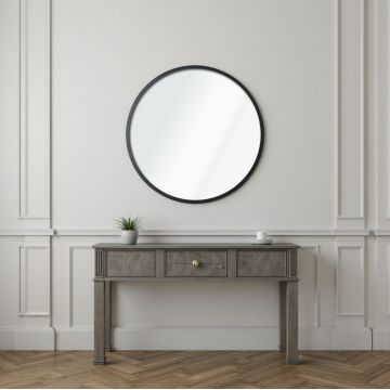 Oglinda decorativa, Hanah Home, Ocean 60, Negru