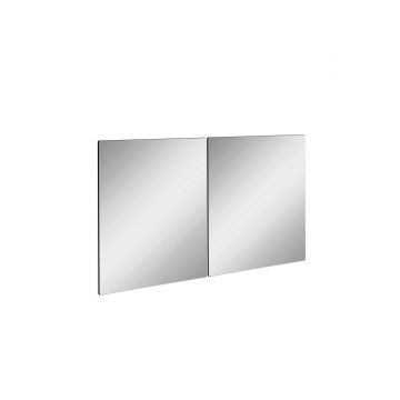 Oglinda decorativa, Hanah Home, Rectangular, Argintiu