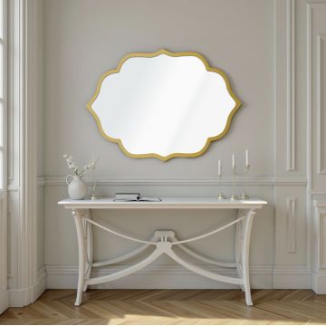 Oglinda decorativa, Hanah Home, Velvet 30 x 42, 30x42 cm, Auriu