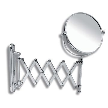 Oglinda extensibila, Ferro, Orfeus, diametru 15 cm, crom