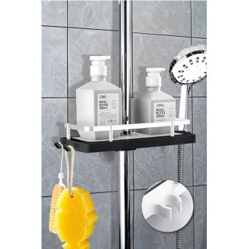 Organizator de baie, L'essentiel Maison, M-526, 11.7x29 cm, Antracit