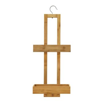 Raft pentru baie în culoare naturală de agățat din bambus Hanoi – douceur d'intérieur