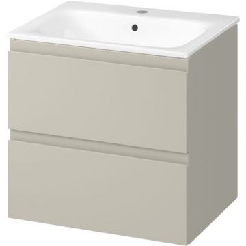 Set dulap baie suspendat cu lavoar inclus 60 cm, casmir, Cersanit Moduo