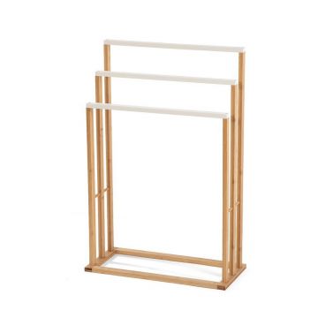 Suport pentru prosoape în culoare naturală din bambus Nivo – Bonami Essentials