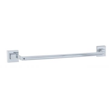 Suport pentru prosoape, Wenko, Uno Quadro Vacuum-Loc®, 60.5 x 6 x 5 cm, inox/plastic