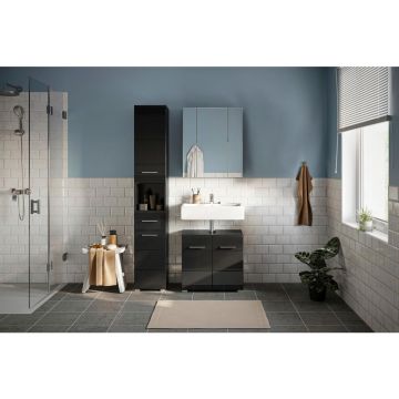 Baie 3 piese, 90 cm