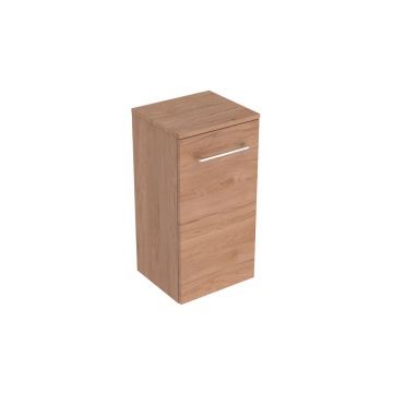Dulap baie suspendat pentru lavoar Geberit Selnova Square nuc deschis 1 usa 33 cm
