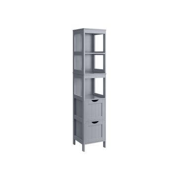 Dulap baie Vasagle Gri 30x30x141.5 cm