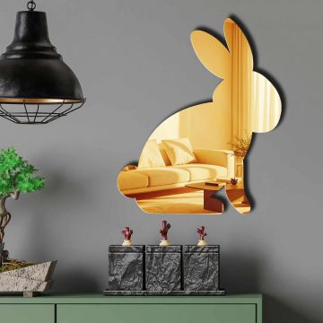 Oglinda decorativa, EAS001GOLD, Partea de jos: 100% EVA (Grosime: 10 mm), Auriu