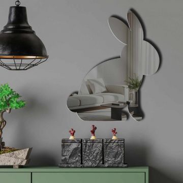 Oglinda decorativa, EAS001SMOKED, Partea de jos: 100% EVA (Grosime: 10 mm), Afumat