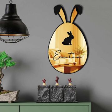 Oglinda decorativa, EAS002GOLD, Partea de jos: 100% EVA (Grosime: 10 mm), Auriu