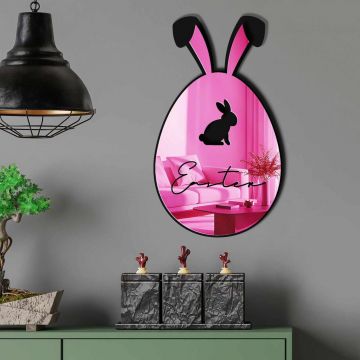 Oglinda decorativa, EAS002PINK, Partea de jos: 100% EVA (Grosime: 10 mm), Roz