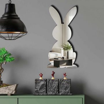 Oglinda decorativa, EAS005SILVER, Partea de jos: 100% EVA (Grosime: 10 mm), Argintiu