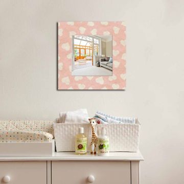 Oglinda decorativa, MA-12, 30 x 30 cm, Multicolor