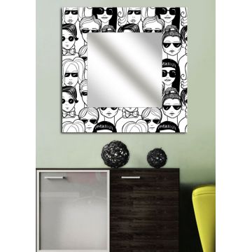 Oglinda decorativa, MA-30, 30 x 30 cm, Multicolor