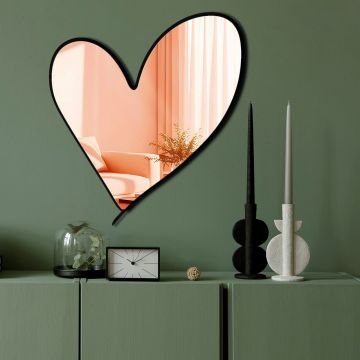 Oglinda decorativa, Ozgl517, Partea de jos: 100% EVA (Grosime: 10 mm), Auriu roz