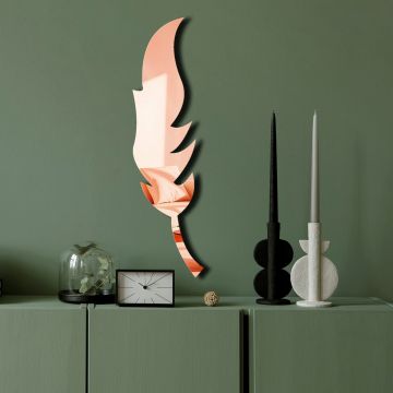 Oglinda decorativa, Ozgl524, Partea de jos: 100% EVA (Grosime: 10 mm), Auriu roz