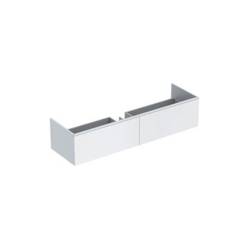 Dulap baza pentru lavoar suspendat Geberit Xeno2 alb 2 sertare 140 cm