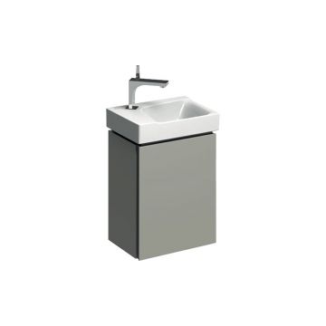 Dulap baza pentru lavoar suspendat Geberit Xeno2 greige 1 usa 38 cm