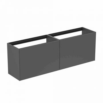 Dulap baza suspendat Ideal Standard Atelier Conca 2 sertare 160 cm antracit mat