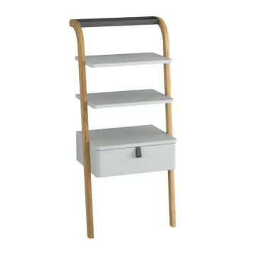 Dulap pe pardoseala gri deschis Krofam Moss 50 cm
