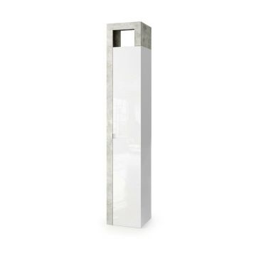 Dulap tip coloana alb LC Mobili Italia Hamburg 188x35 cm